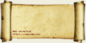 Jovana Matijević vizit kartica